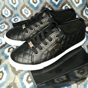 Guess Backer Lace-Up Sneakers - Black